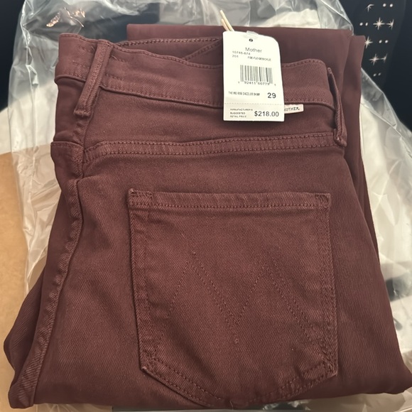 MOTHER The Mid Rise Dazzler Skimp size 29 Fudgesicle - Picture 2 of 6